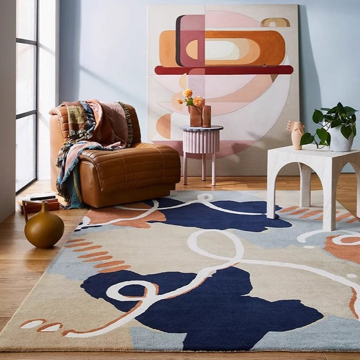 Custom Hand Tufted Statement Rugs | Any Designs, Anime, Images, Logos (Send us your design)