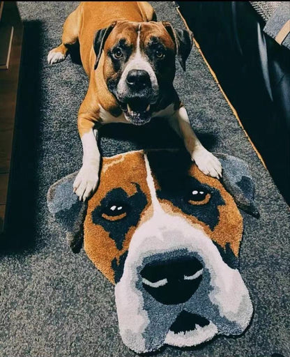 Custom Pet Portrait Rugs (Send us your pet's image)