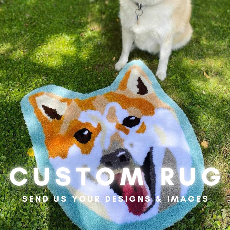 Custom Pet Portrait Rugs (Send us your pet's image)