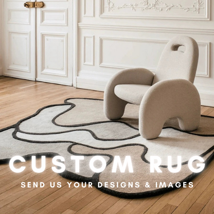 Custom Hand Tufted Statement Rugs | Any Designs, Anime, Images, Logos (Send us your design)