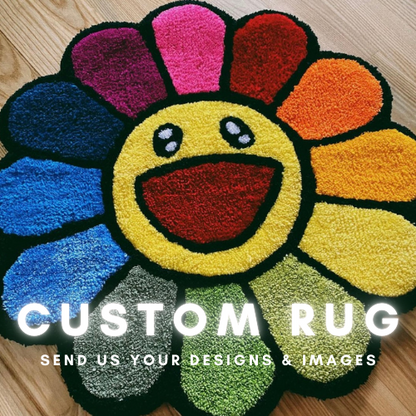 Custom Tufted Rugs | Any Designs, Anime, Images, Logos (Send us your design)