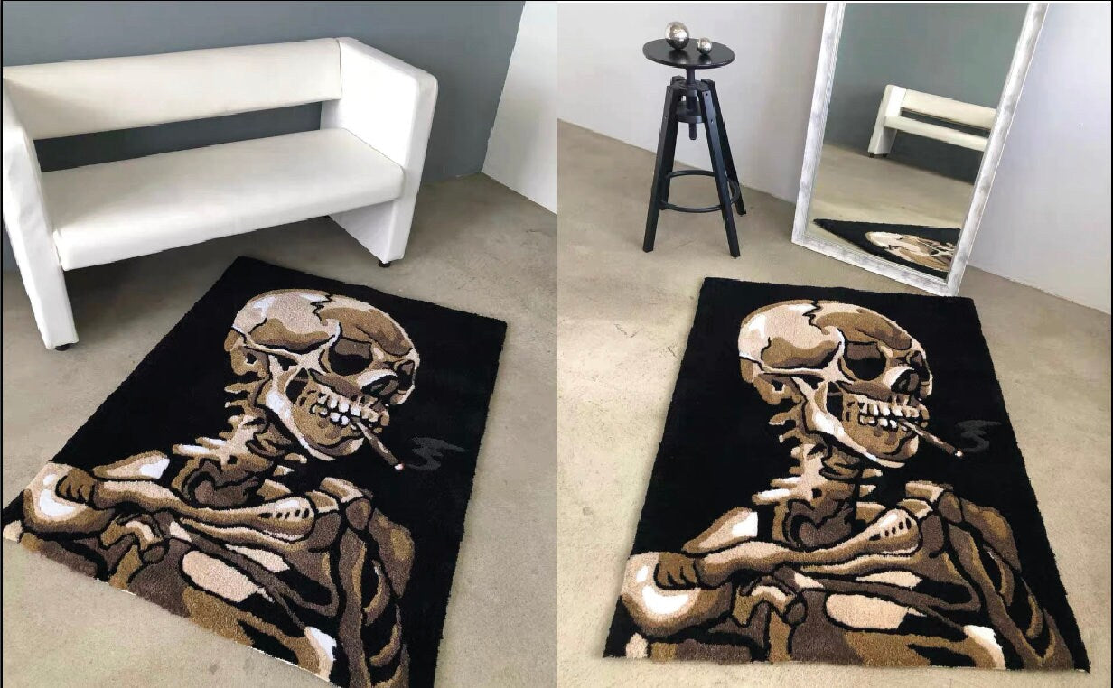 Custom Tuft Rug Design | Personalized Shape Design Anime Velvet Polyester Tufted Rugs | Customized tufting Door Mat | Bedroom Floor Carpet